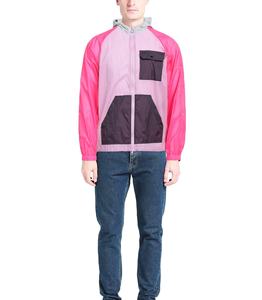 Chaqueta Deportiva de Gimnasio para Hombre de Alta Calidad al por Mayor, 100% Poliéster, Transpirable, con Capucha, Cremallera, Talla Grande, Cortavientos, Bloques de Color, para Correr - Product Image 3