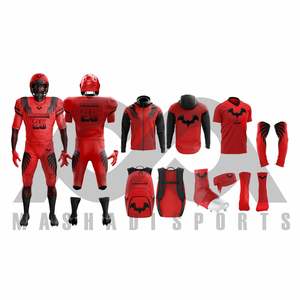Wholesale NCAA Football Uniform Package Short-Sleeve Breathable Embroidered Jersey <b>Hoodies</b> Plus Size <b>Sublimated</b> Club for Summer - Product Image 1