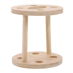 Porte-dentifrice en bois de qualité supérieure, prix bas, accessoires de salle de bain, support de rangement pour pinceaux de maquillage - Product Image 2