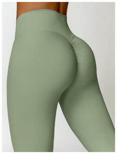 Venta al por mayor Fitness Yoga Wear 2 piezas sin costuras entrenamiento mujeres gimnasio conjuntos logotipo personalizado impresión apoyo logotipo personalizado Yoga Set - Product Image 3