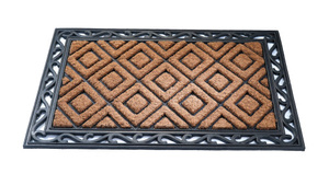 Interchangeable Removable Changeable Switch Switchable Rubber Frame Tray Holder <b>Door</b> Mats with Coir Insert - Product Image 5