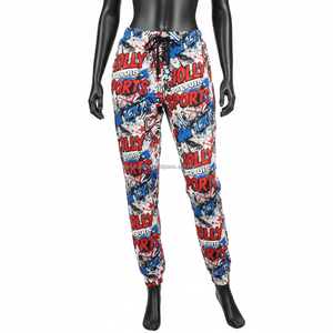 Pantalones Deportivos para Mujer, Material de Poliéster y Elastano de Alta Calidad, 240 GSM, Transpirables, Elásticos, con Estampado Gráfico y Logotipo Personalizado - Product Image 1