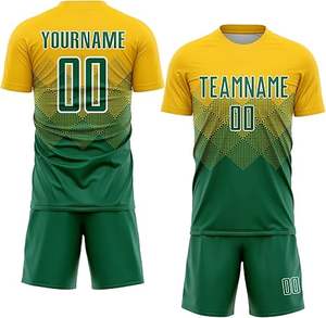 Uniforme de fútbol de poliéster 100% de último diseño, uniforme profesional para niños de nuevo estilo, Color sólido de calidad Premium a la venta - Product Image 1