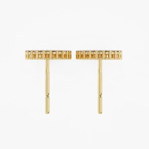 10K Yellow Gold Lab Grown Princess <b>Diamond</b> Hip Hop Stud <b>Square</b> Shape Trendy <b>Earrings</b> Birthday Gift for Women - Product Image 3