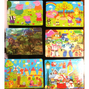ของเล่นตัวต่อไม้รูปการ์ตูนสำหรับเด็ก - ขนาดใหญ่ เสริมสร้างพัฒนาการสมอง - Product Image 1
