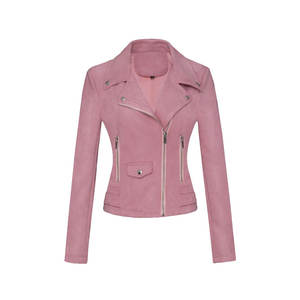 Chaquetas de cuero genuino OEM para mujer Chaquetas de cuero de mujer de precio de tamaño personalizado de moda transpirable de alta calidad Chaquetas de mujer - Product Image 1