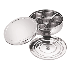 Caja de especias de acero inoxidable vendedor caliente accesorios de cocina caja de sal de azúcar de especias tarro de condimento con tapas mejor precio - Product Image 2