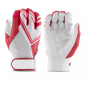 Gants de frappeur de baseball en cuir fabriqués au Pakistan Gants d'entraînement de marque privée Gants de position de champ extérieur en stock - Product Image 1