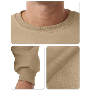 Custom Large Size Drop Shoulder Oversize Cotton <b>Fleece</b> <b>Sweatshirt</b> Streetwear Feel Soft Everyday Relaxed Loose Fit Design - Product Image 6