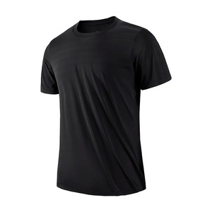 Camiseta de algodón 100% para hombre, camisetas finas de verano suaves informales para Fitness, ropa de casa para hombre, camiseta sólida de manga corta con cuello redondo para hombre - Product Image 3