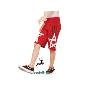 Conjunto de camiseta y pantalón Capri informal transpirable ecológico Jersey de algodón 100% para niños de verano al por mayor, stock listo - Product Image 5