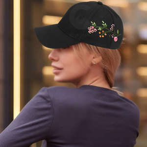 Nuevo estilo, venta al por mayor, cómodo bordado, sombrero de 5 paneles, hecho a medida, precio barato, hombres, mujeres, bordado, sombreros de 5 paneles - Product Image 4