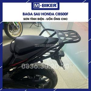 Porte-bagages arrière professionnel CB500F avec peinture électrostatique, acier durable, compatible avec les motos à rail commun - Product Image 6