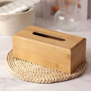 Porta Cajas de Pañuelos de Madera de Estilo Rústico, Dispensador de Pañuelos de Madera Natural Hecho a Mano para Decoración del Hogar - Product Image 6
