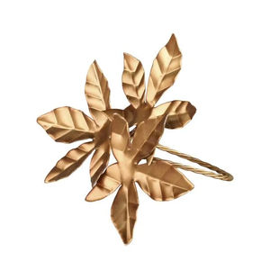 Intricate Metal Napkin <b>Ring</b> With Decorative Pattern For Weddings Banquets <b>Family</b> Celebrations And Dinner Table Styling - Product Image 1