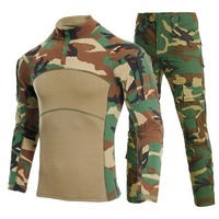 Ensemble tactique unisexe camouflage grenouille, respirant, imperméable, écologique, en polyester/coton Rip-Stop, pour homme