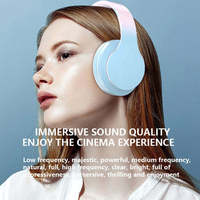 Nouveau casque de jeu sans fil à dégradé, écouteurs sportifs pour la musique