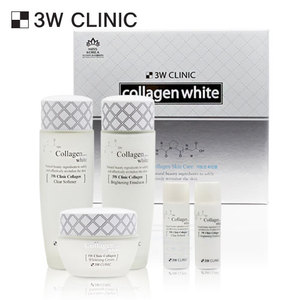 Set de 3 Piezas para el Cuidado de la Piel con Colágeno Vegano 3W Clinic, Crema Blanqueadora, Limpiador Facial, Uso Doméstico ODM, Cuidado de la Piel OEM, Niacinamida - Product Image 1
