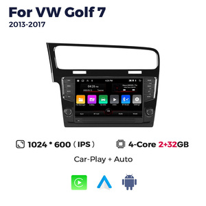 Système de navigation GPS avec amplificateur et DSP pour VW <span class=keywords><strong>Golf</strong></span> <span class=keywords><strong>7</strong></span> 2013-2017 - Audio 360 <span class=keywords><strong>CarPlay</strong></span> Stéréo Multimédia - Product Image 2