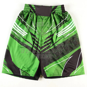 FANTASY WEAR 2026 Shorts de BJJ et MMA sublimés de qualité supérieure, option textile plus vert avec impression vibrante et logo personnalisé - Product Image 1