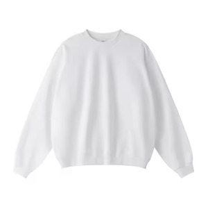 Sweat-shirt à col rond 100% coton pour hommes, personnalisé de luxe, épaules tombantes, T-shirt personnalisé de haute qualité à coupe carrée surdimensionnée - Product Image 5