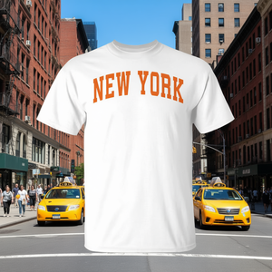 T-Shirt Classica con Stampa Retrò di New York, Maglietta Promozionale Classica - Product Image 3