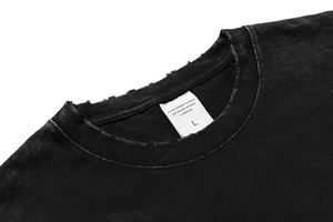 Camiseta Personalizada de Banda de Rock Vintage para Hombre, Camiseta Holgada de Algodón Lavado, Estilo Punk Urbano con Gráficos Personalizados, Manga Corta - Product Image 4