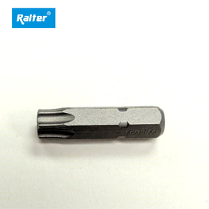 RALTER Industrial DIY Taiwan 1/4H*25mm Torx Series <b>Security</b> Tamper Proof Insert Bit Sandblasted Finish S2 1" Bit - Product Image 4