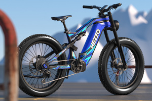 Motocicleta Eléctrica Todoterreno HEZZO K9 60V 3000W 30AH con Batería de Litio, 7 Velocidades, Alto Rendimiento y Alta Potencia - Product Image 6