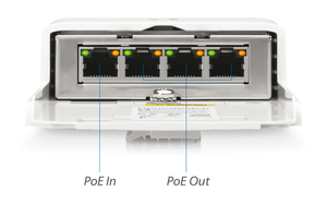 Ubiquiti N-SW <b>Switch</b>, NanoSwitch, 4x RJ45 1000Mb/s Passive <b>PoE</b>, Outdoor - Product Image 2
