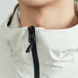 Custom Sports Gym Workout 100% Cotton Canvas Stand Collar Light Windproof Zip-Up <b>Jacket</b> <b>for</b> <b>Men</b> - Product Image 5