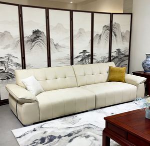 Divano in Ecopelle OEM ODM, Design Modulare Versatile, Divano Componibile per Soggiorno, <span class=keywords><strong>Arredamento</strong></span> Personalizzabile - Product Image 4