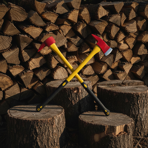 Hache de survie professionnelle en acier à haute teneur en carbone de qualité industrielle, hache multifonctionnelle avec long manche en acier - Product Image 2