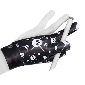 Gant de queue de billard de snooker de bonne qualité en vente directe d'usine en gros gants à trois doigts sublimés design et logo personnalisés - Product Image 2