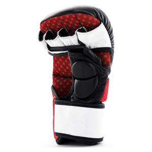 ถุงมือยิงปืน MMA แบบหนาสำหรับฝึกต่อสู้ทำจากหนังแท้ - Product Image 4