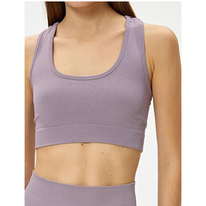 Entraînement Crop Top Logo Personnalisé Imprimé Motif Respirant Fitness Gym Soutien-Gorge Haut Impact Athlétique Débardeur OEM Activewear Vente en Gros - Product Image 1