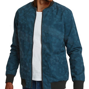 Venta al por mayor de los hombres cómodos High Street Style Bomber Jacket Plus Size para la temporada de invierno - Product Image 5