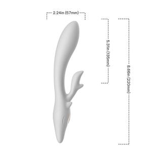 Vibrador Usk-Z08 con Forma de Ciervo, Masajeador Curvo para Adultos, para Mujeres - Product Image 3