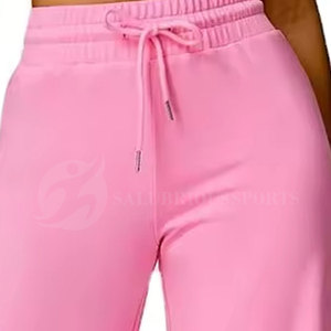 Vêtements de sport Hip Hop Streetwear Hiver Femmes Lavable en machine Dentelle plate Emballage personnalisé Vente en gros Haute qualité Pantalons évasés - Product Image 5