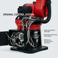 Robot industriel à 6 axes BORUNTE BRTIRUS1510A, charge utile de 10 kg, portée de 1587 mm, robot de soudage MIG pour le soudage de tuyaux