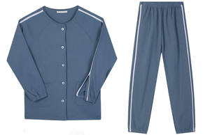 Adaptive Clothing for Disabled Patients Post Surgery Recovery Shirt with Shoulder and Side <b>Snap</b> Access Chemo Port Shirts Pants - Product Image 3