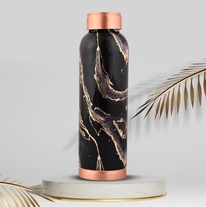 Elegantes botellas de cobre con logotipo personalizado hidratación saludable + promoción de marca ideal para regalar botella de cobre de forma única - Product Image 5
