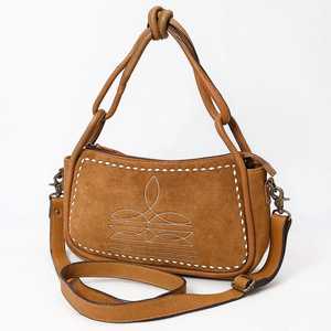 Sac bandoulière en cuir véritable de qualité supérieure, style western cousu, style bohème, automne, haute qualité à prix de gros - Product Image 2