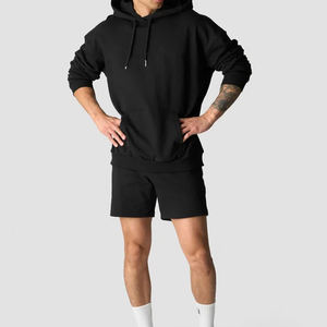 Wholesale 100% Cotton Sweat <b>Shorts</b> for <b>Men</b> Heavyweight Fleece Breathable <b>Jogging</b> Workout <b>Shorts</b> Mid Waist Casual Style Solid - Product Image 3