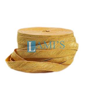 Trenzas doradas de alta calidad, cordones, uniforme, adornos de alambre de Metal dorado, trenzas, adorno, galón, artesanía textil - Product Image 2