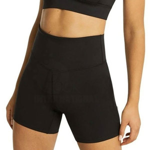 Pantalones cortos de algodón para mujer, Shorts para Fitness, Color liso, hechos a medida, 2022 - Product Image 1