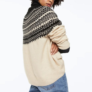 Pulls en tricot à manches longues pour femmes, pull chaud et ample, printemps et automne, vêtements d'hiver décontractés pour femmes, pulls respirants - Product Image 2