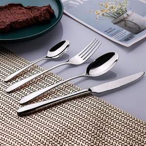 Metal Cutlery Set With Different finishes offering sleek appearance kitchens homes restaurants cafes modern dining <b>spaces</b> - Product Image 1