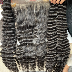 Vente en gros de cheveux humains naturels tissage profond vietnamiens paquets de cheveux cambodgiens bruts non traités HD Lace Soft Hand Feeling Hairvietnam - Product Image 4
