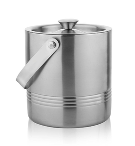 Cubo de champán de hielo de acero popular Suministros para hoteles y restaurantes Cubo de hielo de acero inoxidable Cubo de hielo enfriador de champán Cubo de hielo - Product Image 5